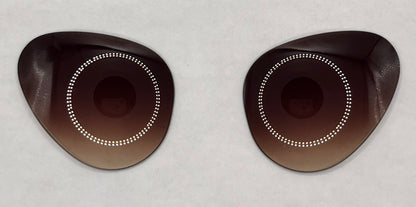 Ray Ban 3689 After Market Both Lenses Brow Gradient Size 55