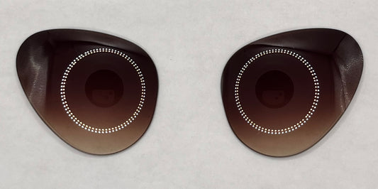 Ray Ban 3689 After Market Both Lenses Brow Gradient Size 55