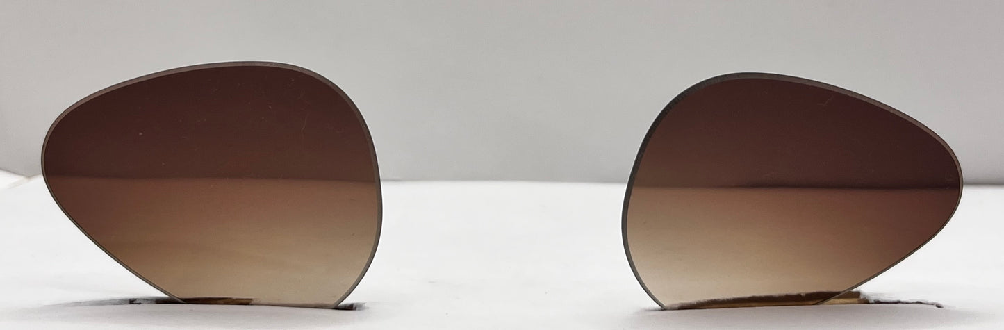 Ray Ban 3689 After Market Both Lenses Brow Gradient Size 55