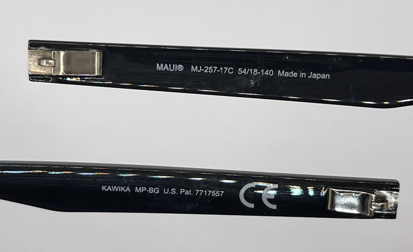 Maui Jim 257 Both Temples Black
