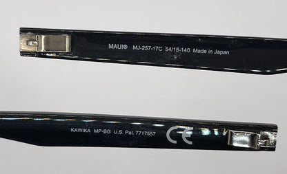 Maui Jim 257 Both Temples Black