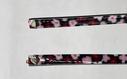 Kate Spade Adalina 146 Both Temples Flower Pattern/black