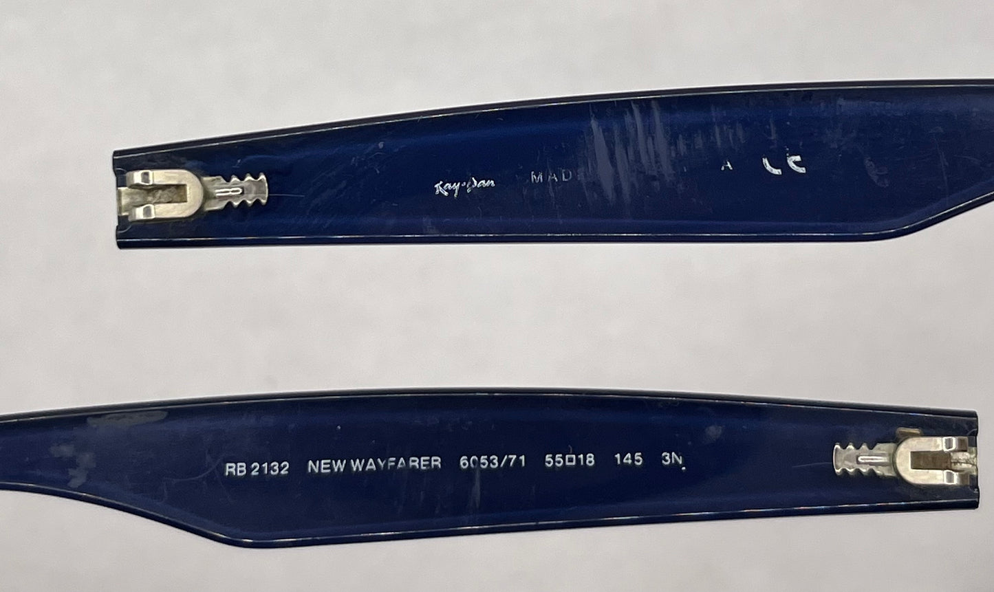 Ray Ban 2132 Both Temples Blue