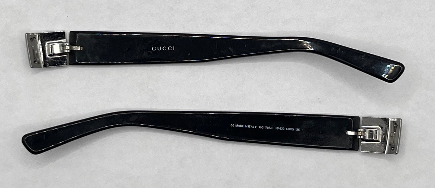 Gucci 1798 Both Temples Silver/black