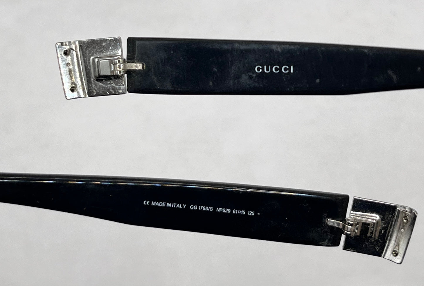 Gucci 1798 Both Temples Silver/black