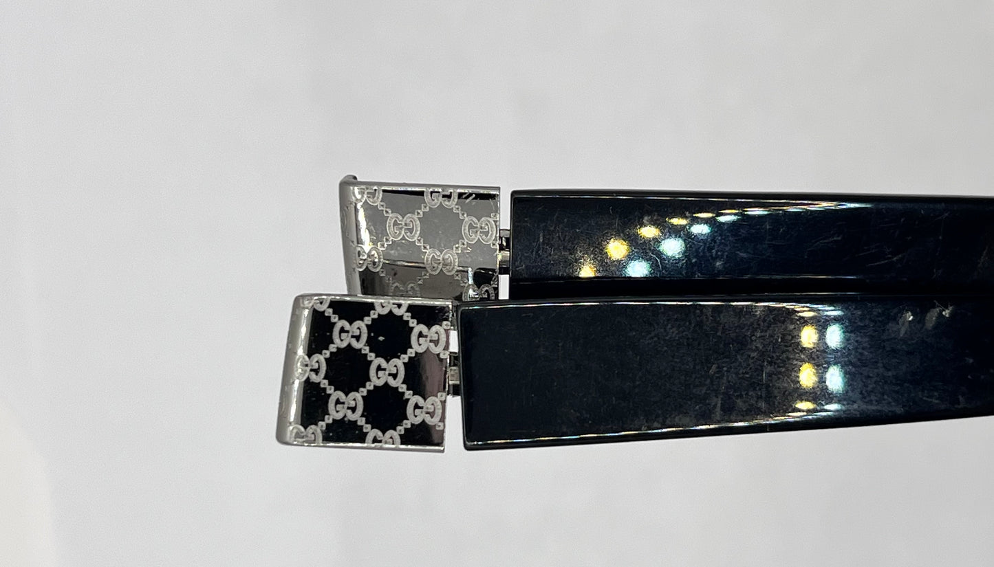 Gucci 1798 Both Temples Silver/black