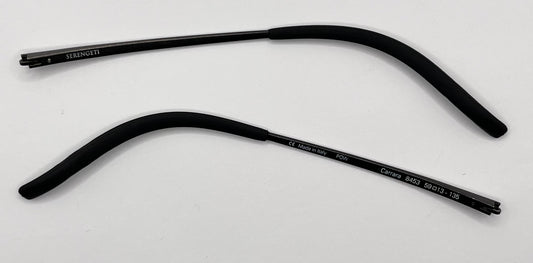 Serengeti Carrara Both Temples Silver/black