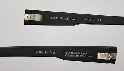 Maui Jim 237 Both Temples Black