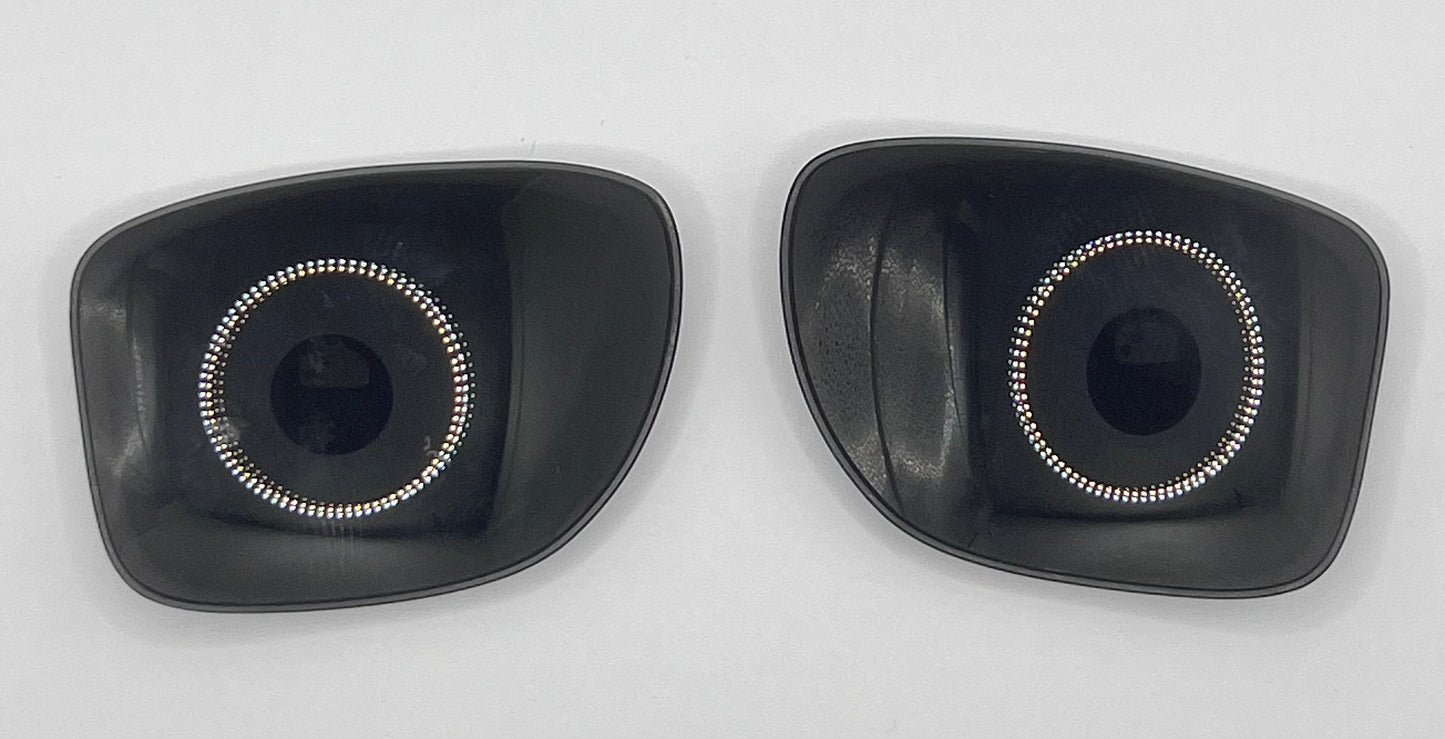Oakley Gauge 8 Both Lenses Black Chrome Mirror
