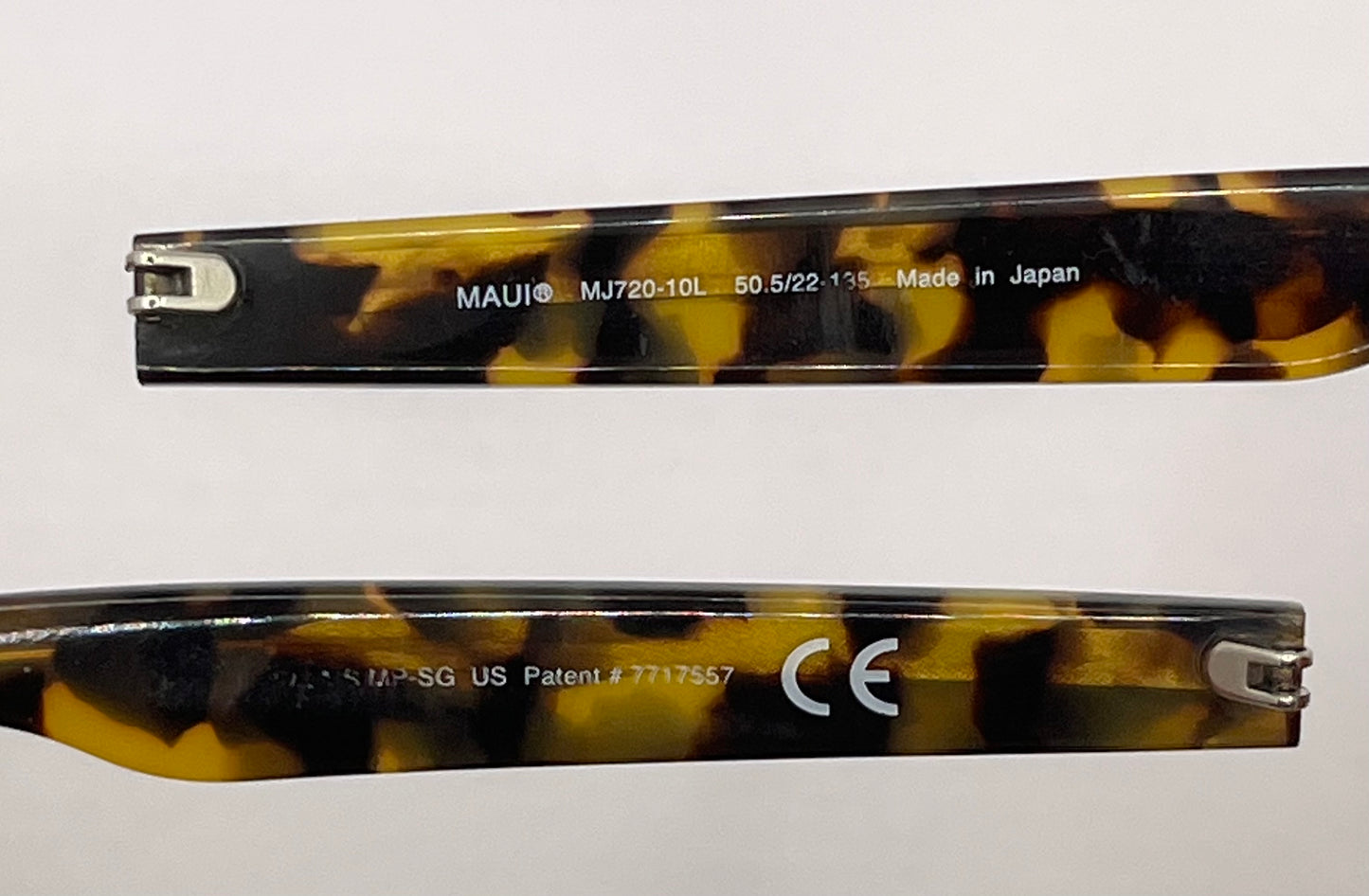 Maui Jim 720 Both Temples Tortoise