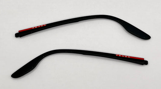 Prada Sps 02s Both Temples Matte Black/red