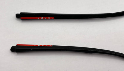 Prada Sps 02s Both Temples Matte Black/red