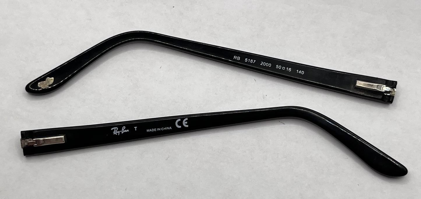 Ray Ban 5187 Both Temples Black