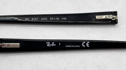Ray Ban 5187 Both Temples Black