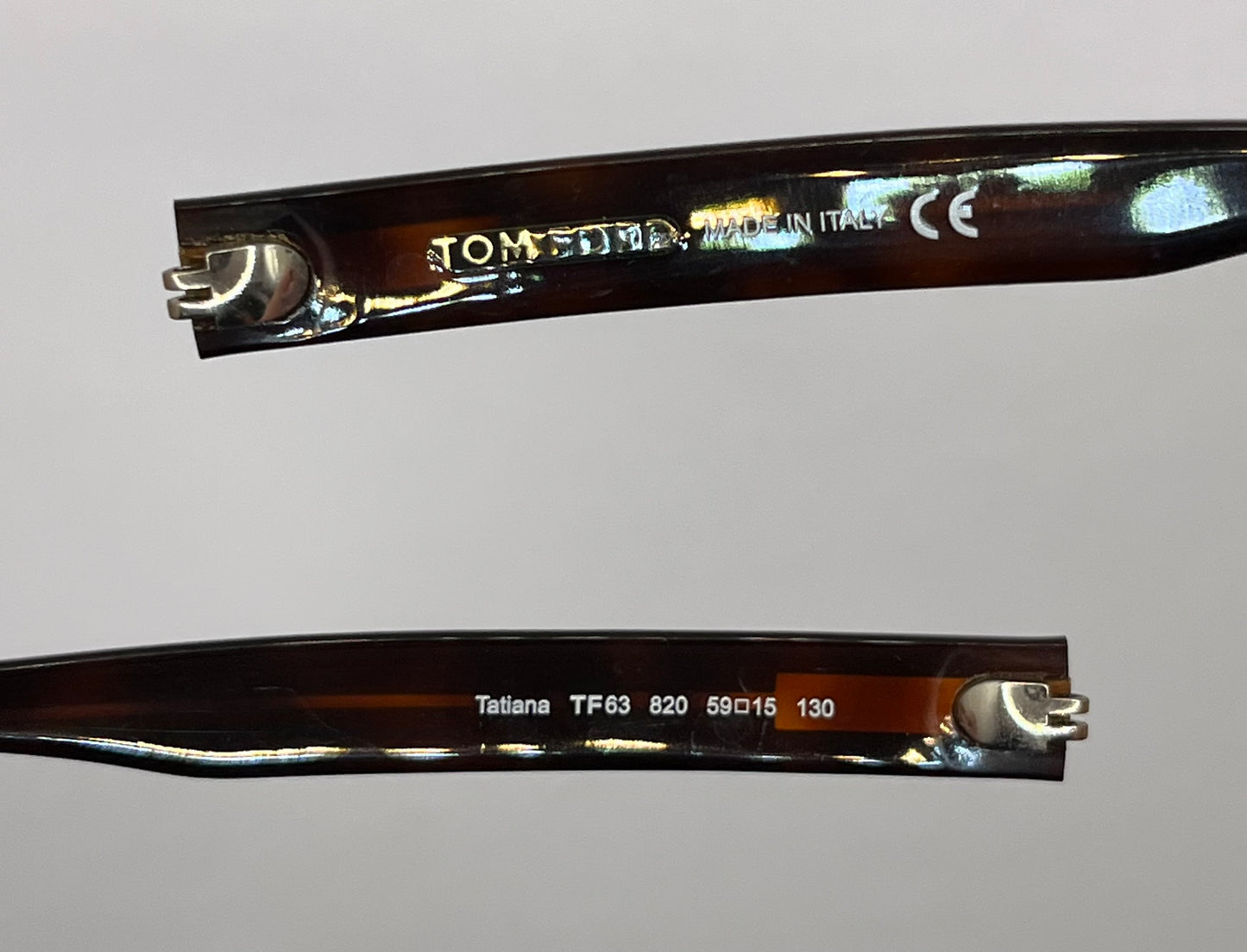 Tom Ford Tatiana 63 Both Temples Brown Tortoise