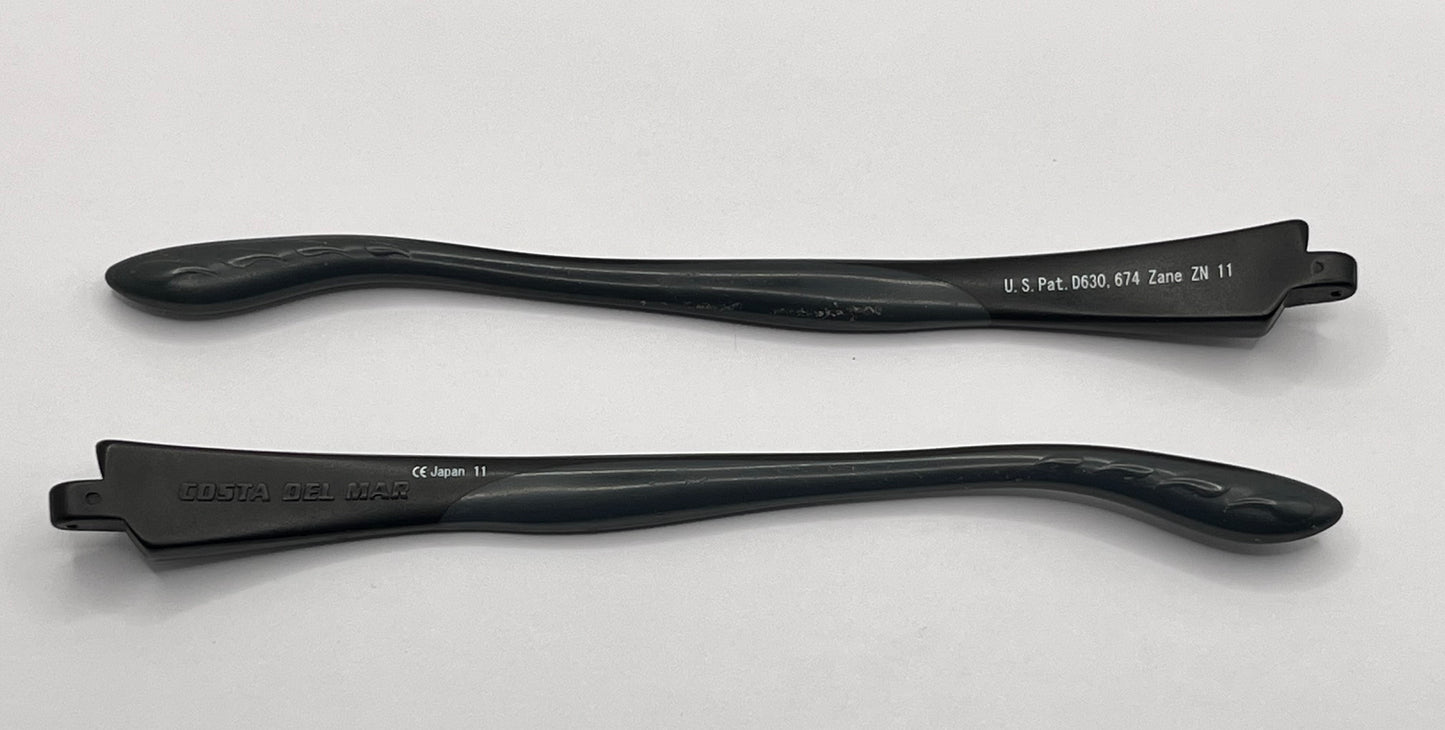 Costa Del Mar Zane 11 Both Temples Black/gray