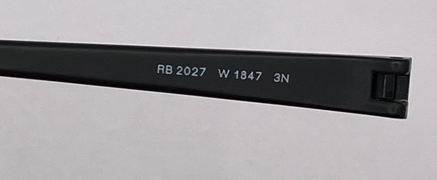 Ray Ban 2027 Left Temple Matt Black