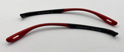 Ray Ban 4322 Both Temples Black/red