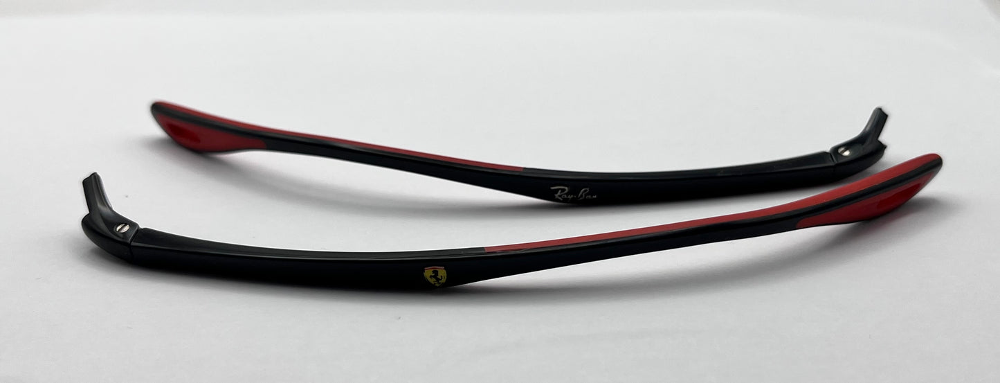 Ray Ban 4322 Both Temples Black/red