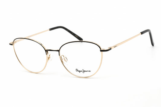 Pepe Jeans 1329 C1 Eyeglasses Gold Black Size : 51
