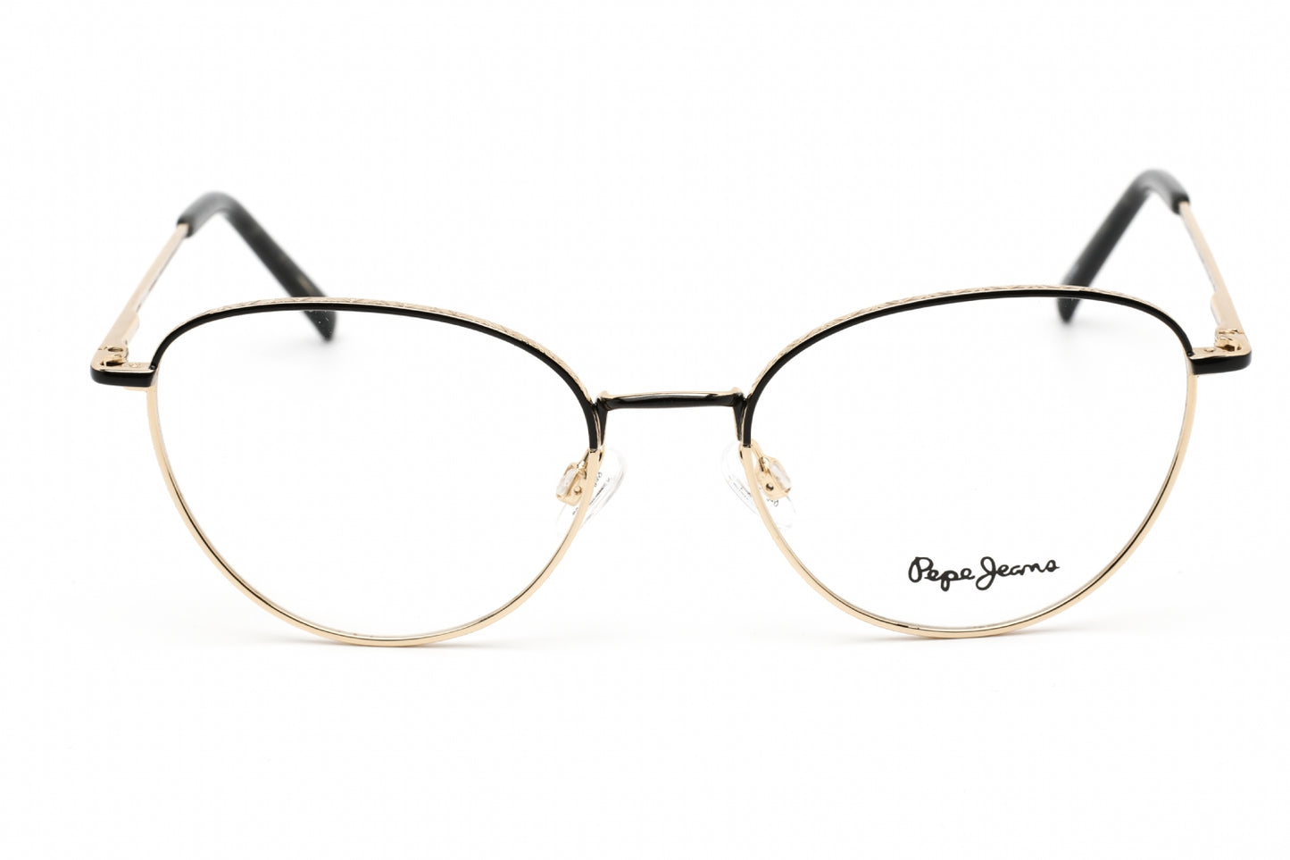 Pepe Jeans 1329 C1 Eyeglasses Gold Black Size : 51