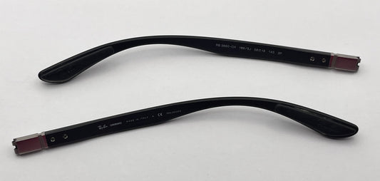 Ray Ban 3660 Both Temples Black/silver