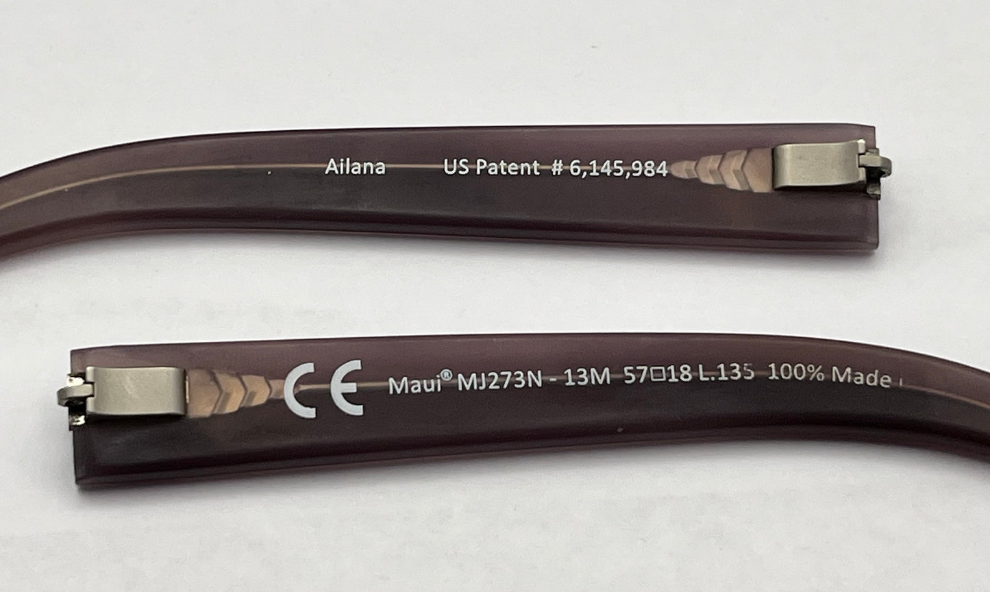 Maui Jim 273 Both Temples Matte Purple