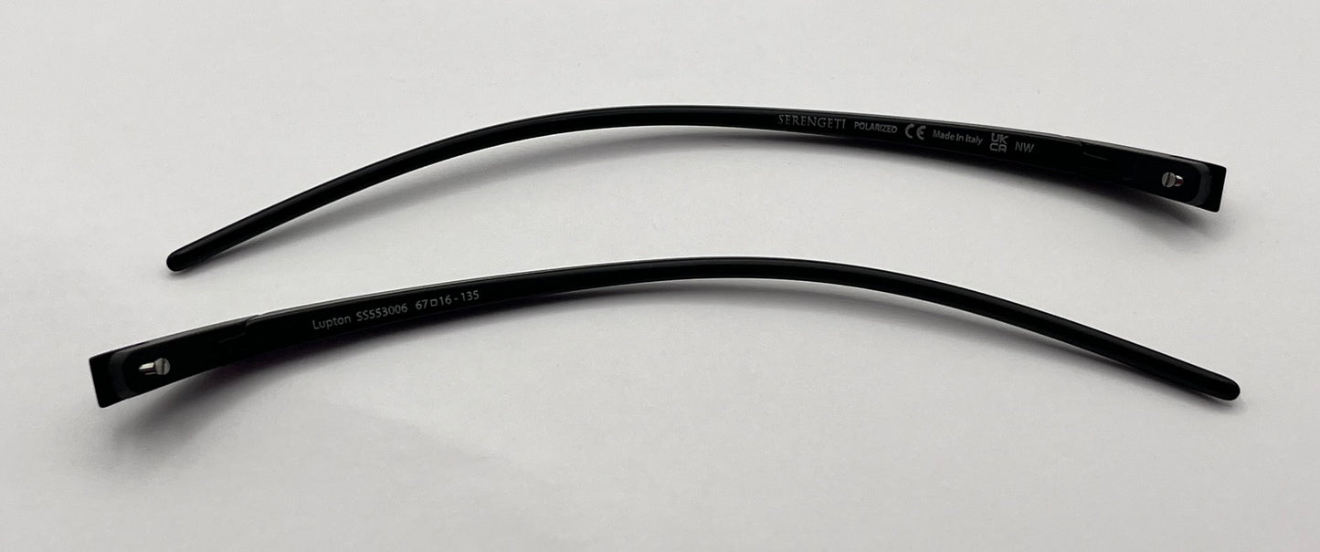 Serengeti Lupton Ss553006 Both Temples Matte Black