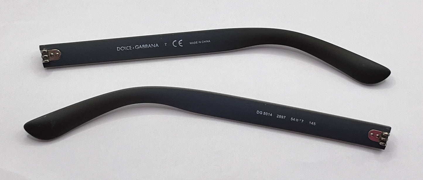 Dolce Gabbana 5014 Both Temples Matte Gray