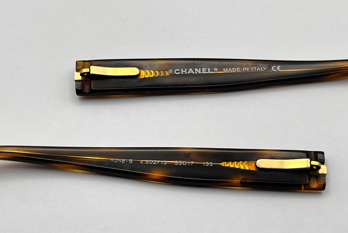Chanel 5058 Both Temples Tortoise