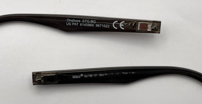 Maui Jim 798 Both Temples Brown Strips