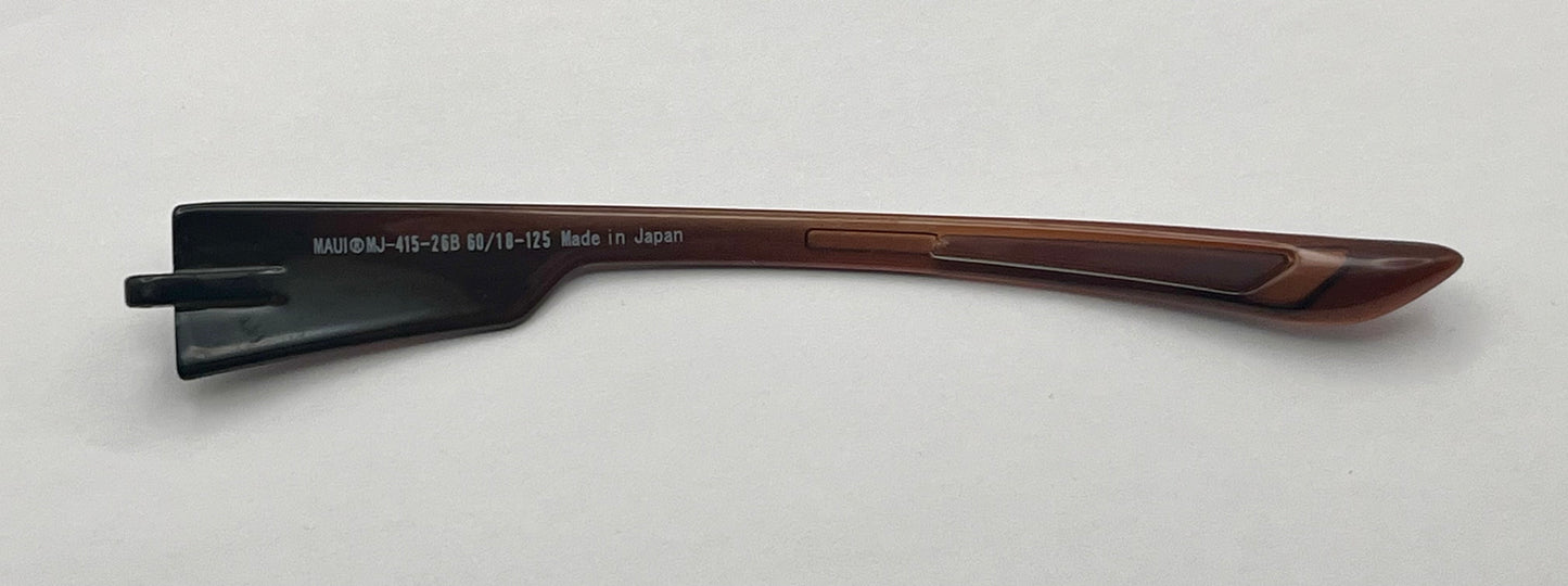 Maui Jim 415 Right Temple Translucent Brown