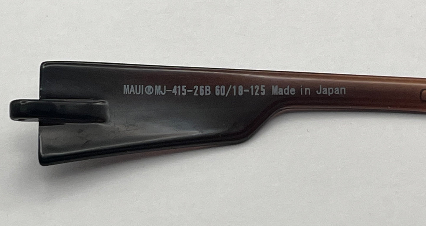 Maui Jim 415 Right Temple Translucent Brown