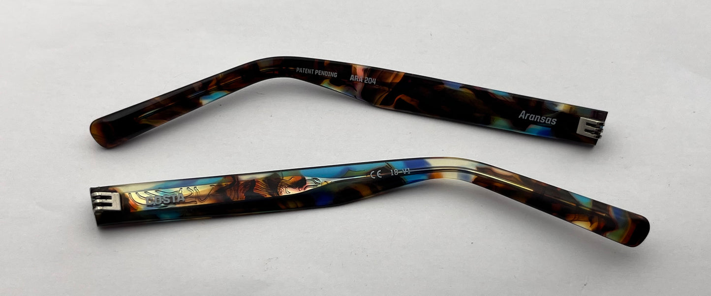 Costa Del Mar Aransas 204 Both Temples Blue/brown Tortoise