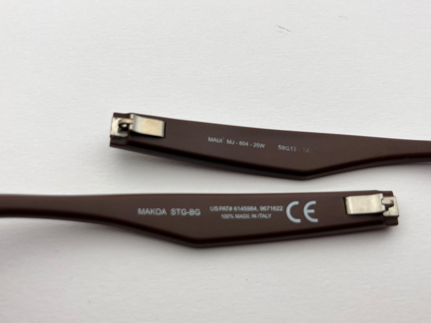 Maui Jim 804 Both Temples Brown Stripes