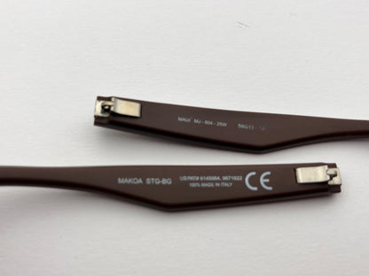 Maui Jim 804 Both Temples Brown Stripes