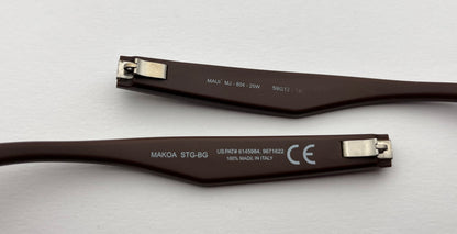 Maui Jim 804 Both Temples Brown Stripes