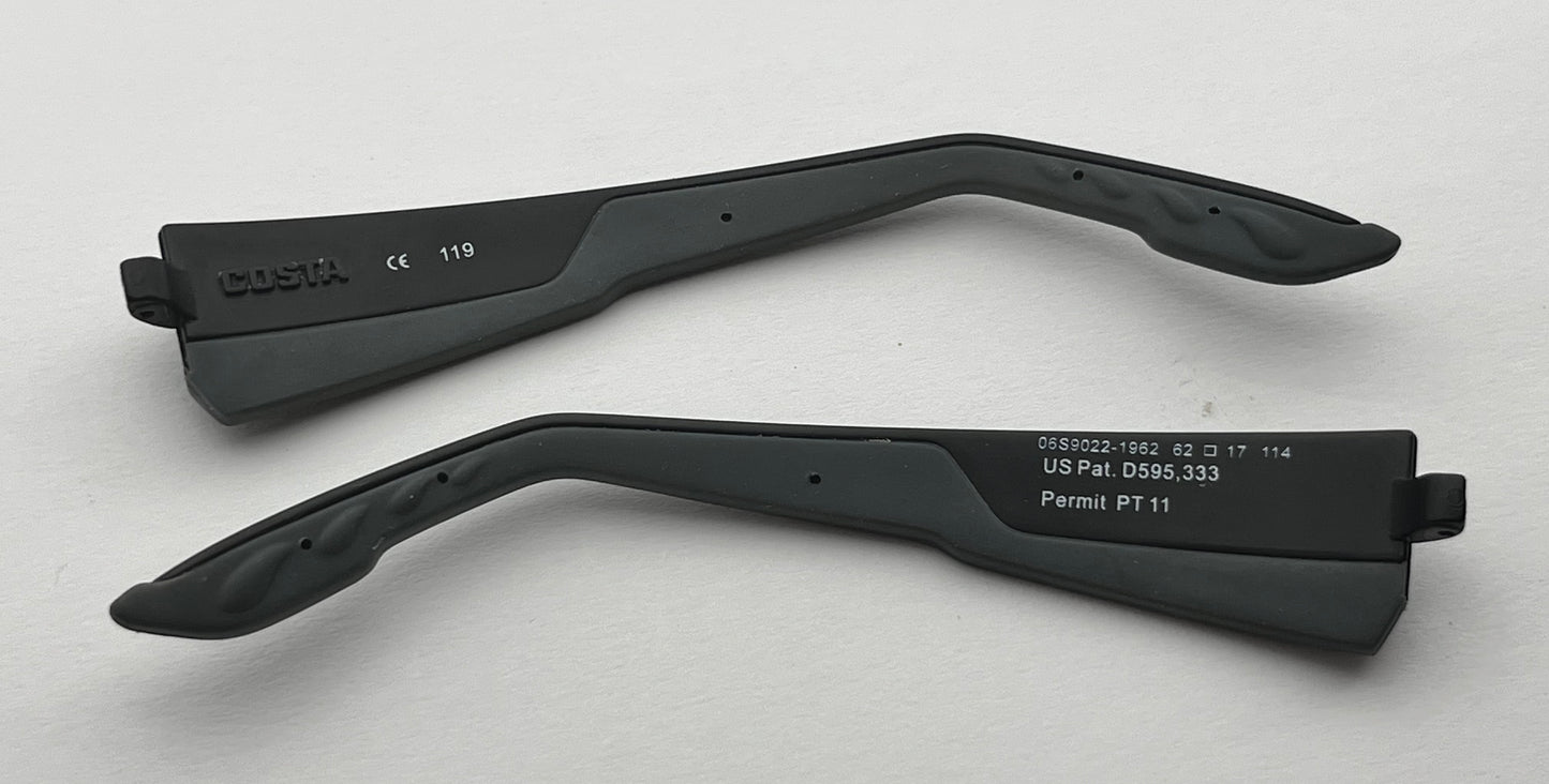 Costa Del Mar Permit 11 Both Temples Black/gray