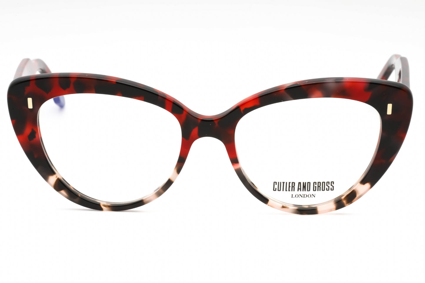 Cutler And Gross 1350 03 Eyeglasses Red Havana Size : 56