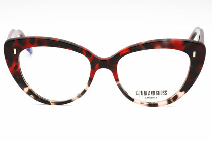 Cutler And Gross 1350 03 Eyeglasses Red Havana Size : 56