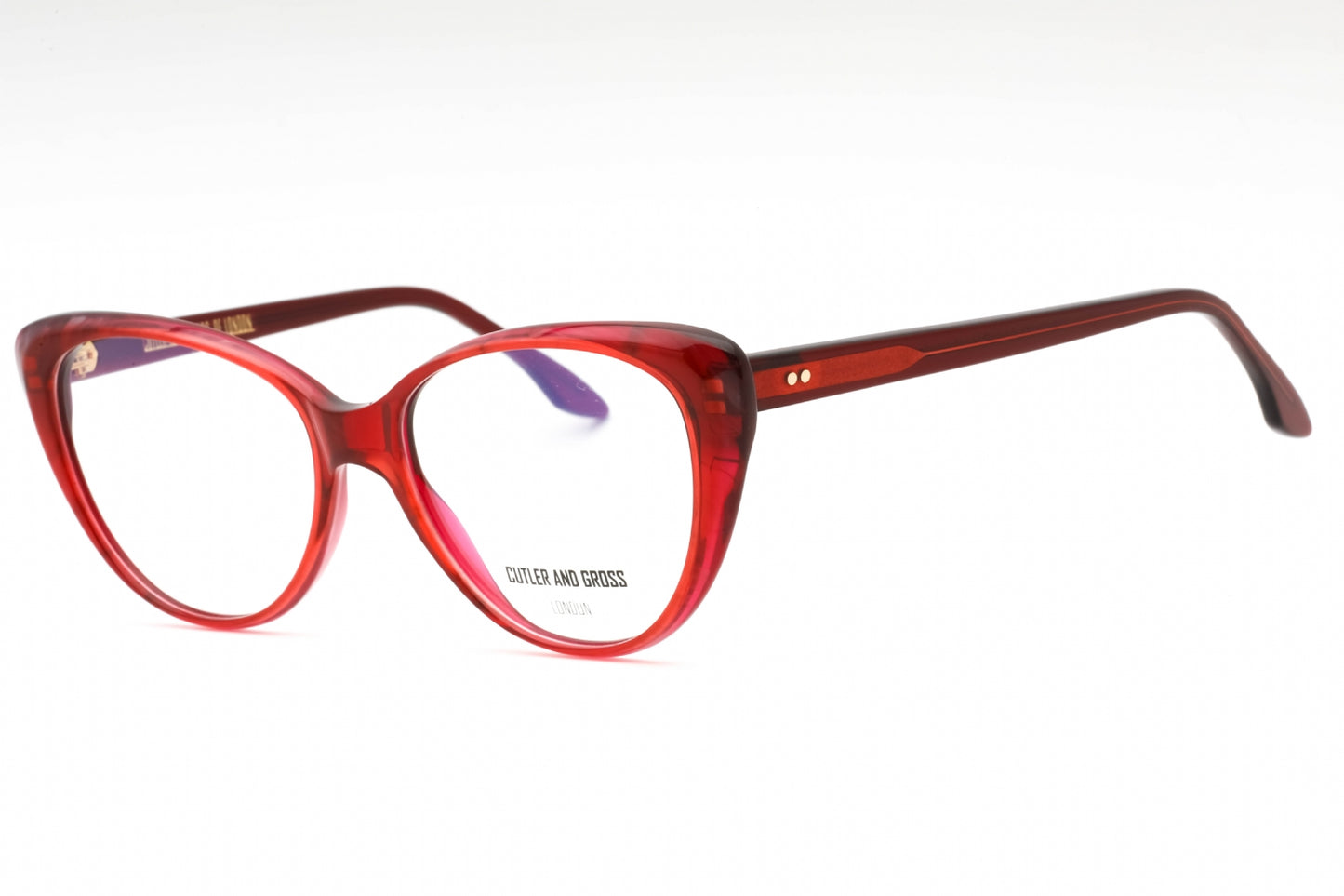 Cutler And Gross 137056 04 Eyeglasses Red Mini Size : 56