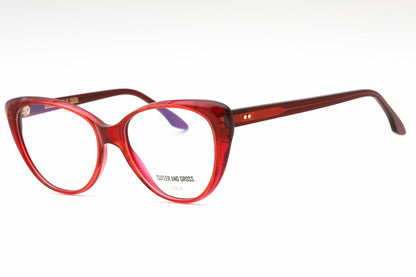 Cutler And Gross 137056 04 Eyeglasses Red Mini Size : 56