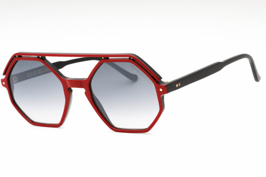 Cutler And Gross 137153 03 Sunglasses Red On Black Size : 53