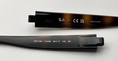 Ray Ban 4194 Both Temples Tortoise