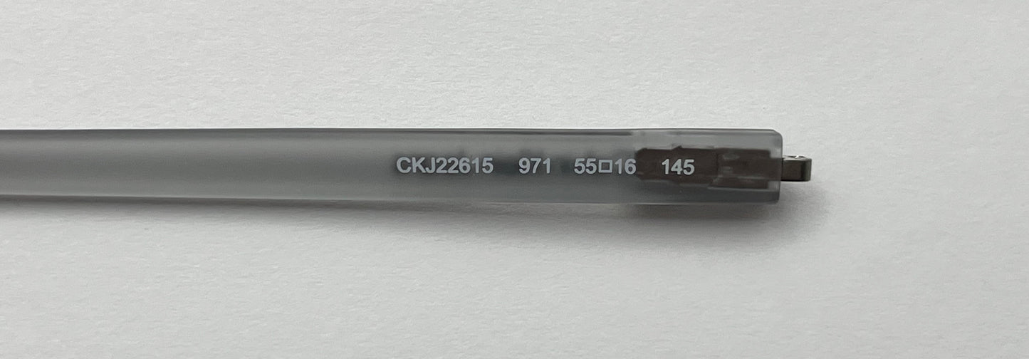 Calvin Klein 22615 Right Temple Gray Clear