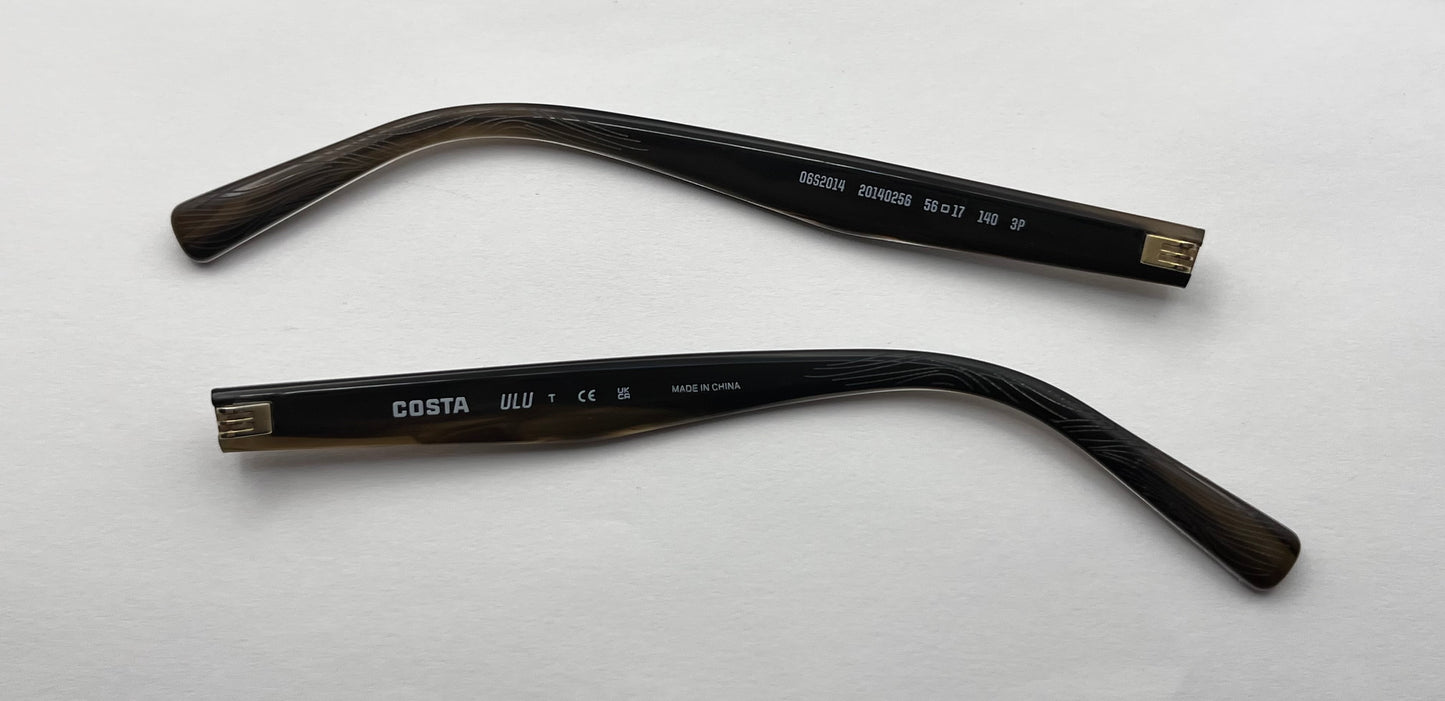 Costa Del Mar Ulu Both Temples Brown Ombre