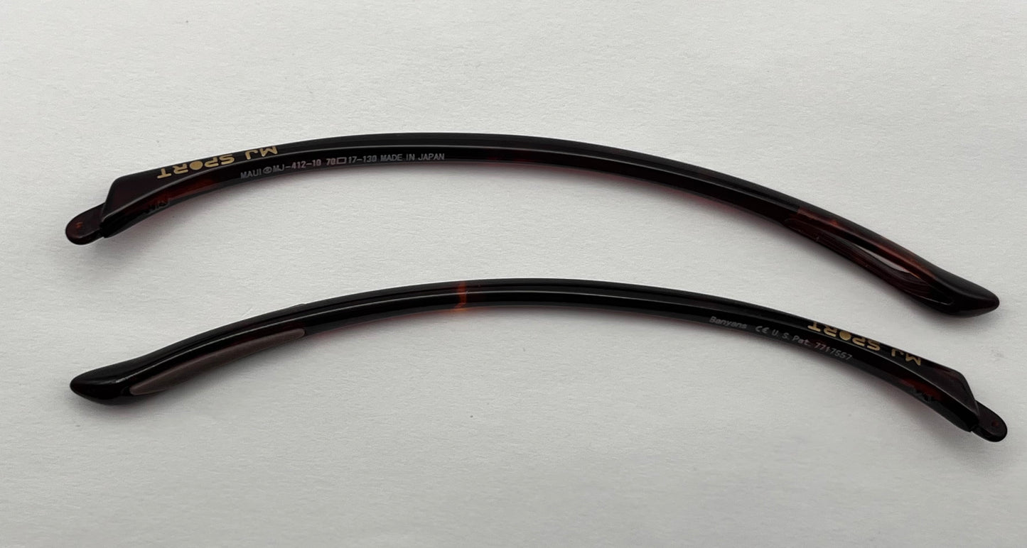 Maui Jim 412 Both Temples Tortoise