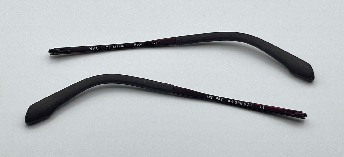 Maui Jim 511 Both Temples Burgundy