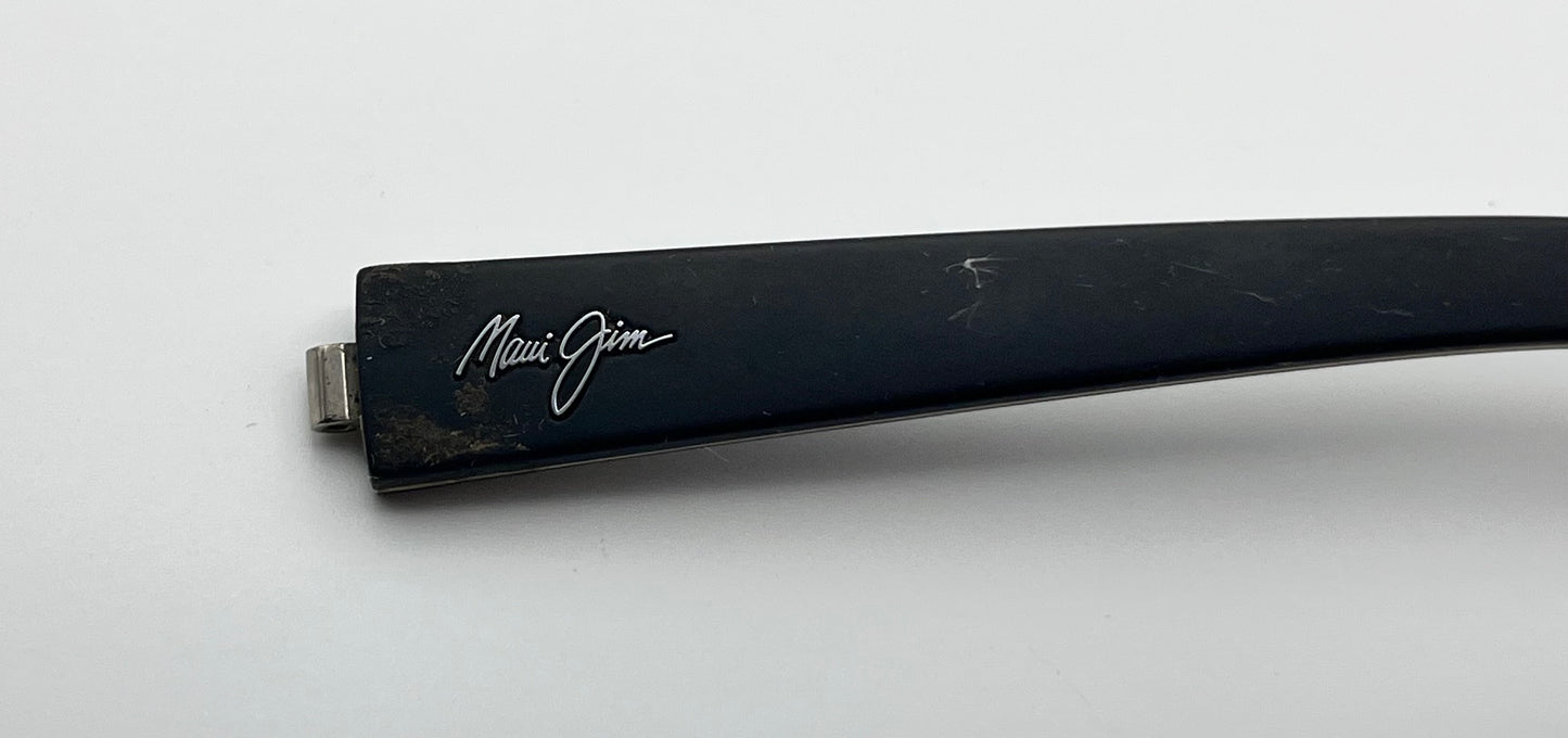 Maui Jim 766 Left Temple Matte Black/blue
