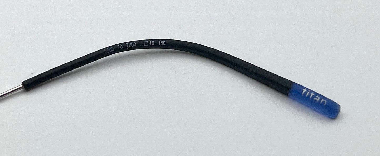 Silhouette 55100 Right Temple Blue/silver